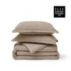 GentleSoft™ Cotton Waffle Weave Duvet Cover Set