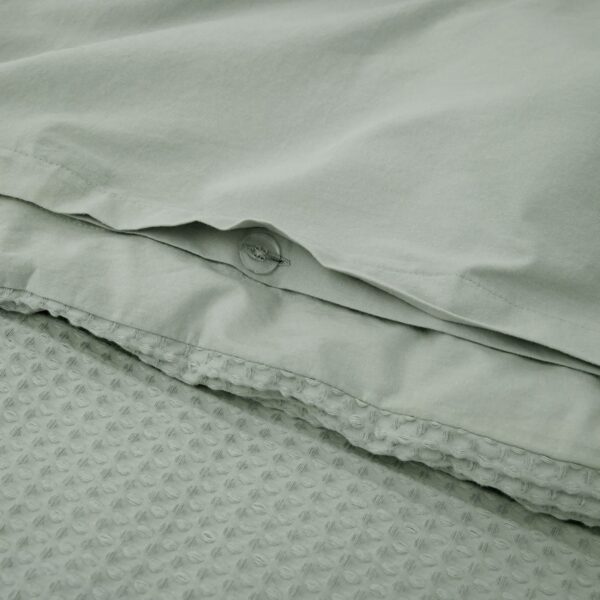 GentleSoft™ Cotton Waffle Weave Duvet Cover Set