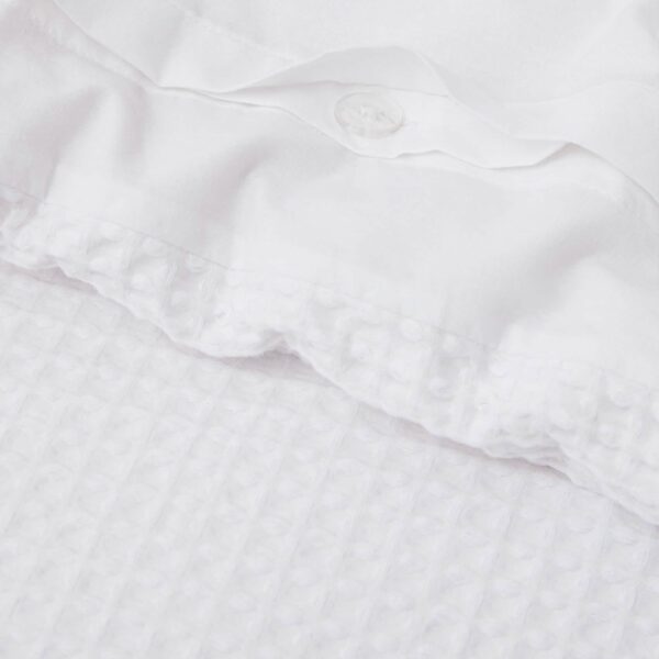 GentleSoft™ Cotton Waffle Weave Duvet Cover Set