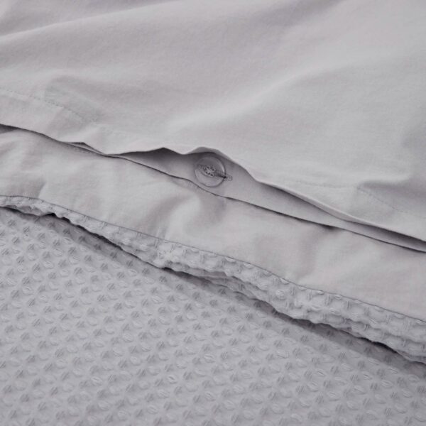 GentleSoft™ Cotton Waffle Weave Duvet Cover Set