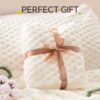 BEDELITE Fluffy Queen Comforter Set - Beige Fleece Soft Comforter for Queen Size Bed. Luxury Warm Bedding Set for Winter. Fuzzy Bed Set 3 Pieces (1 Comforter. 2 Pillowcases)