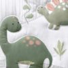 The Peanutshell 3 Piece Baby Crib Bedding Set for Boys - Newborn. Infant & Toddler Nursery Bed Set Decor with Fitted Crib Sheet. Dust Ruffle Comforter - Dinosaur Dreams