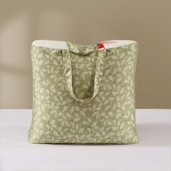 Bebejan Leaves on Linen 5 Piece Reversible Comforter Set