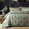 mixinni Farmhouse Boho Comforter Set Queen Size - 3 Piece Lightweight All Season Bedding Set with Fluffy Comforter & 2 Pillow Shams. Floral Botanical Design. Soft Breathable Microfiber