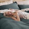 GentleSoft™ Cotton Waffle Weave Duvet Cover Set