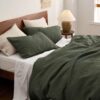 GentleSoft™ Cotton Waffle Weave Duvet Cover Set