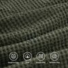 GentleSoft™ Cotton Waffle Weave Duvet Cover Set