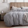 GentleSoft™ Cotton Waffle Weave Duvet Cover Set