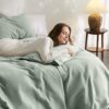 GentleSoft™ Cotton Waffle Weave Duvet Cover Set