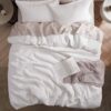 GentleSoft™ Cotton Waffle Weave Duvet Cover Set