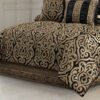 Bolero Black and Gold 4 Piece Comforter Set