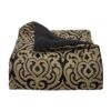 Bolero Black and Gold 4 Piece Comforter Set