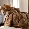 Sherry Kline China Art Brown Size 4 Piece Comforter Set