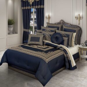 Excelsior Royal Blue 4 Piece Comforter Set