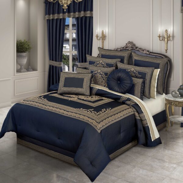 Excelsior Royal Blue 4 Piece Comforter Set