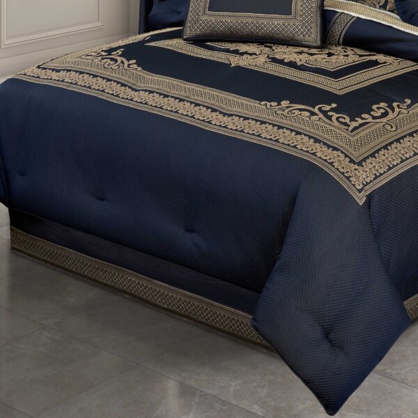 Excelsior Royal Blue 4 Piece Comforter Set