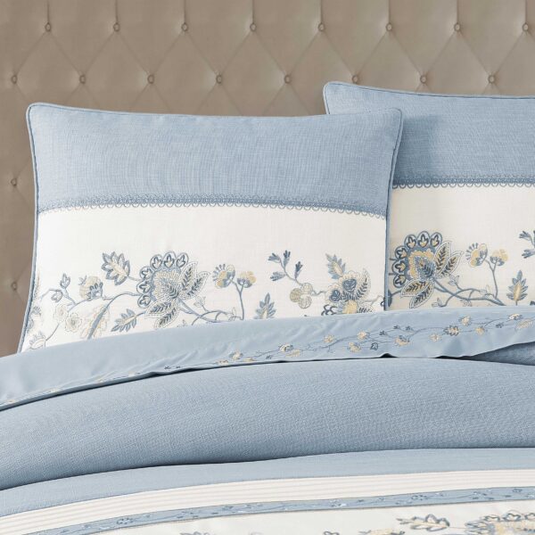 Garden Bloom Chambray 4 Piece Comforter Set