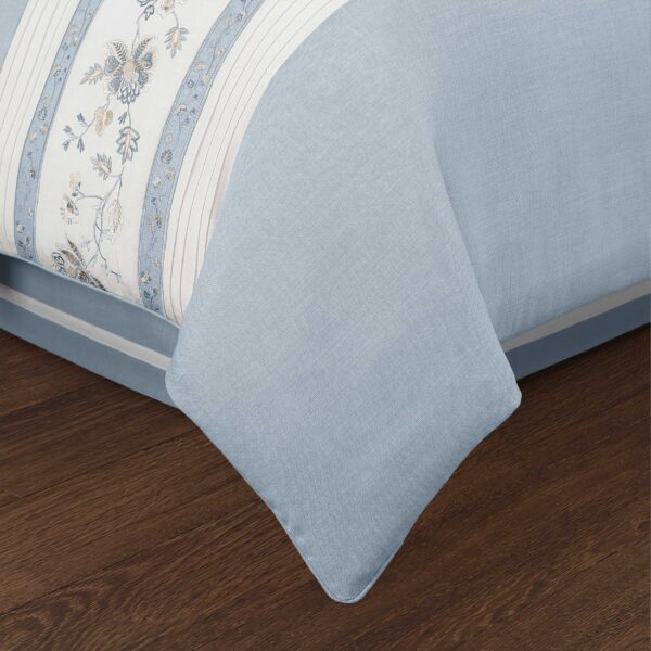 Garden Bloom Chambray 4 Piece Comforter Set