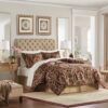 Julius Red 4-Piece Comforter Set By Croscill