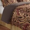 Julius Red 4-Piece Comforter Set By Croscill