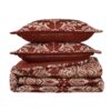 Lazia Red 3 Piece Comforter Set