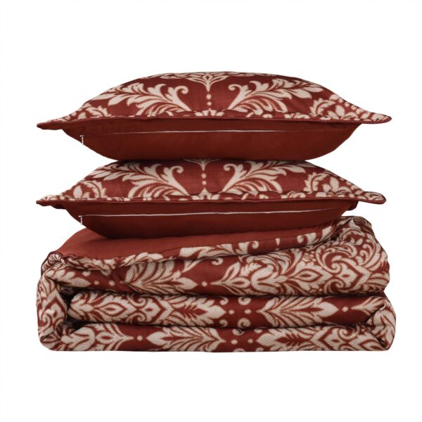 Lazia Red 3 Piece Comforter Set