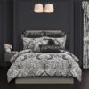 Messina Black 3 Piece Comforter Set