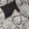Messina Black 3 Piece Comforter Set