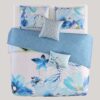 Bebejan Watercolor Blue 5 Piece Reversible Comforter Set