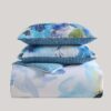 Bebejan Watercolor Blue 5 Piece Reversible Comforter Set