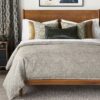 Eastern Accents Ezra Smoke Hand Tacked Comforter