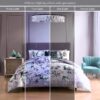 Bebejan Jewel Toned Florals 5 Piece Reversible Comforter Set