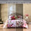 Bebejan Leaves on Linen 5 Piece Reversible Comforter Set